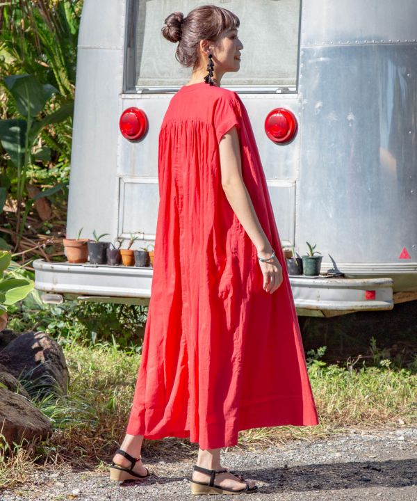 French Sleeve Volume Dress