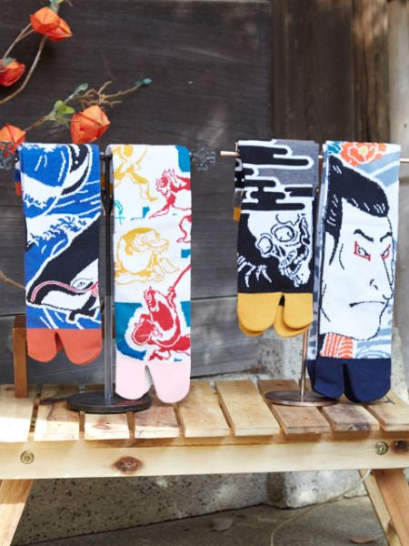 GASHADOKURO TABI Socken 23～25cm Socken von Kaya - Ametsuchi