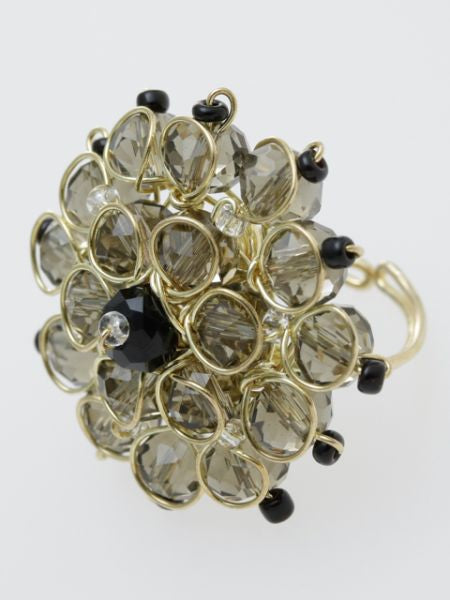 Glass Flower Ring