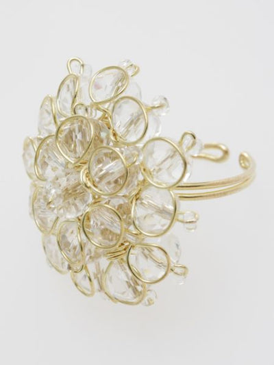 Glass Flower Ring