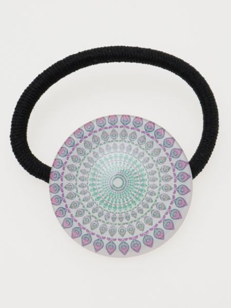 Mandala Charm Hair Tie