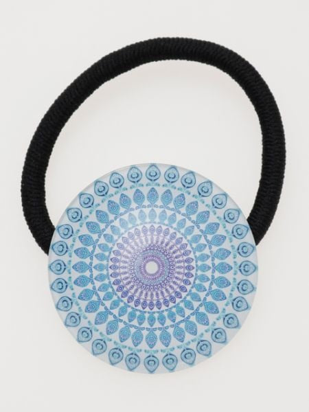 Mandala Charm Hair Tie