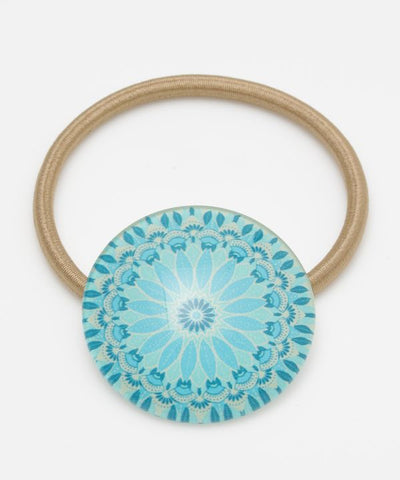 Mandala Charm Hair Tie