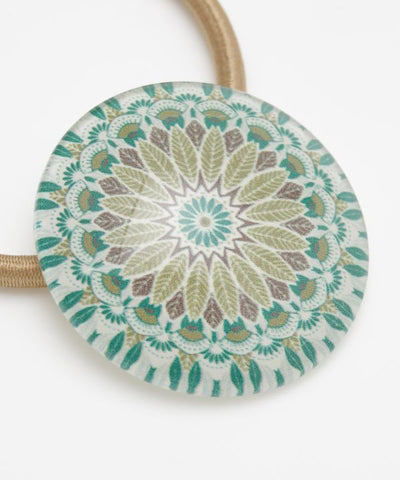 Mandala Charm Hair Tie