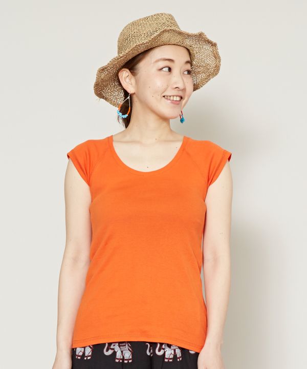 Atasan Tank Top Yoga Lengan Pendek oleh AMINA - Ametsuchi