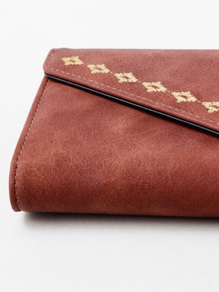 Embroidery Long Wallet