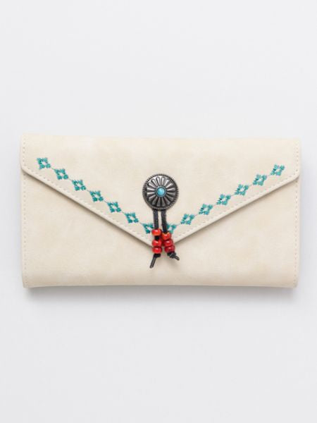 ナバホ刺繍の長財布