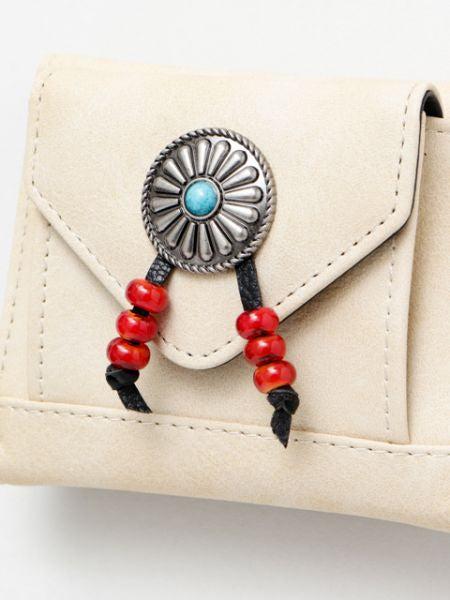 Trifold Embroidery Wallet