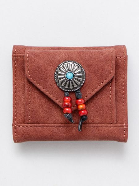 Trifold Embroidery Wallet