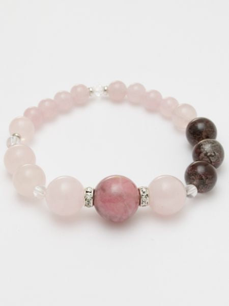 TAIRIN RHODONITE Bracelet Bangles & Bracelets by 岩座 - Ametsuchi