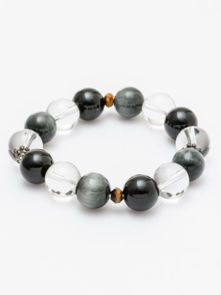 REIROU - White Tiger Eye Bracelet Bangles & Bracelets by 岩座 - Ametsuchi