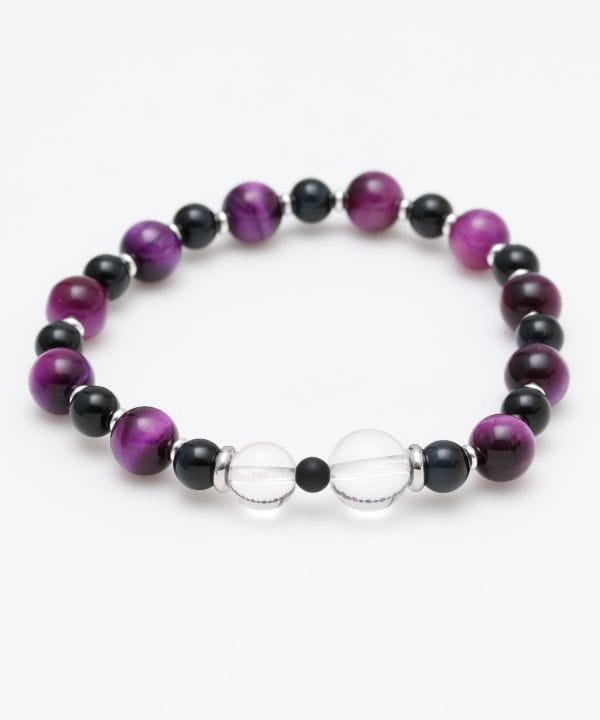 KOKORODO - 8mm Purple Tiger Eye Bracelet Bangles & Bracelets by 岩座 - Ametsuchi