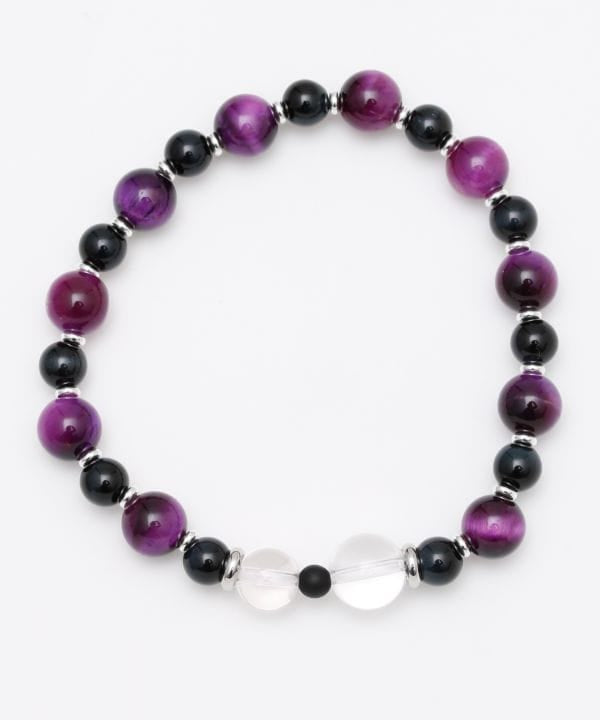 KOKORODO - 8mm Purple Tiger Eye Bracelet Bangles & Bracelets by 岩座 - Ametsuchi