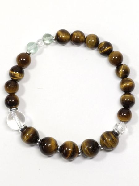 SUIJIN - 10mm Tiger Eye Bracelet