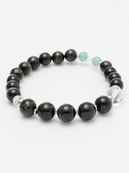 SUIJIN - 10mm Blue Tiger Eye Bracelet