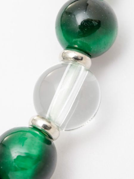 SHIKOU - 6 mm grünes Tigerauge-Armband, Armreifen & Armbänder von 岩座 - Ametsuchi