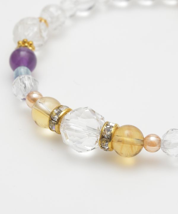 BIREI - Lotus Crystal Bracelet Bangles & Bracelets by 岩座 - Ametsuchi