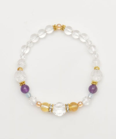 BIREI - Lotus Crystal Bracelet Bangles & Bracelets by 岩座 - Ametsuchi