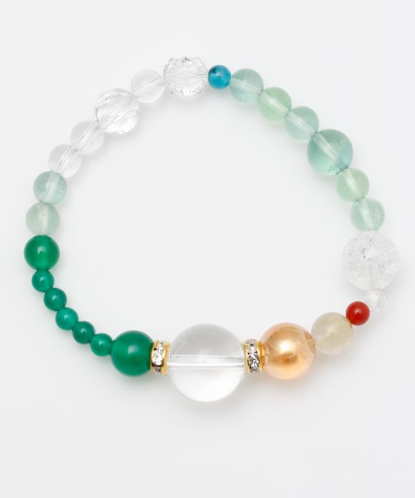TAKOU - Green Agate Bracelet Bangles & Bracelets by 岩座 - Ametsuchi