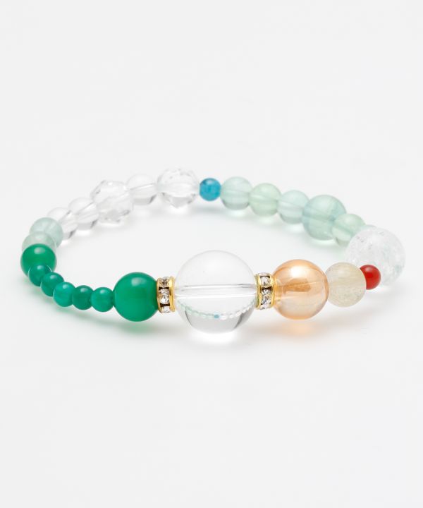 TAKOU - Green Agate Bracelet Bangles & Bracelets by 岩座 - Ametsuchi