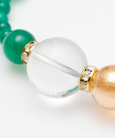 TAKOU - Green Agate Bracelet Bangles & Bracelets by 岩座 - Ametsuchi