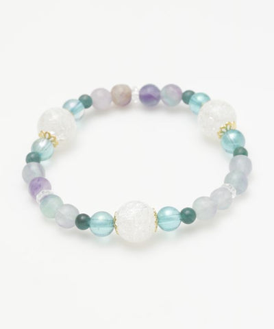 HIYORI - Rainbow Fluorite Bracelet Bangles & Bracelets by 岩座 - Ametsuchi