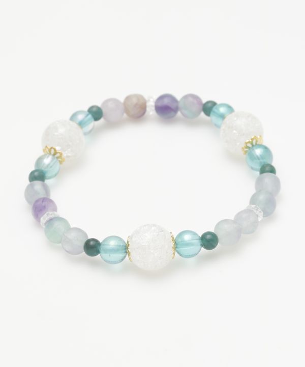 HIYORI - Rainbow Fluorite Bracelet Bangles & Bracelets by 岩座 - Ametsuchi