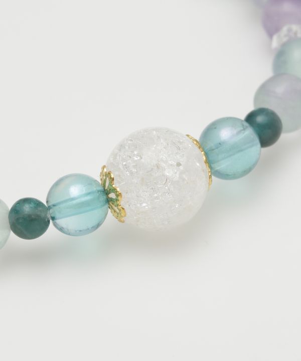 HIYORI - Rainbow Fluorite Bracelet Bangles & Bracelets by 岩座 - Ametsuchi