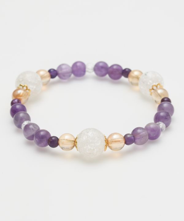 HIYORI - Triangle Lavender Amethyst Bracelet Bangles & Bracelets by 岩座 - Ametsuchi