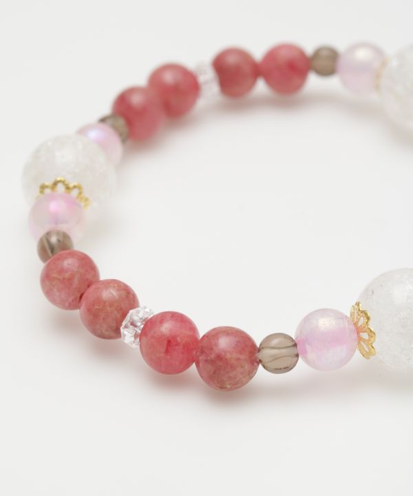 HIYORI - Triangle RHODOCHROSITE Bracelet Bangles & Bracelets by 岩座 - Ametsuchi
