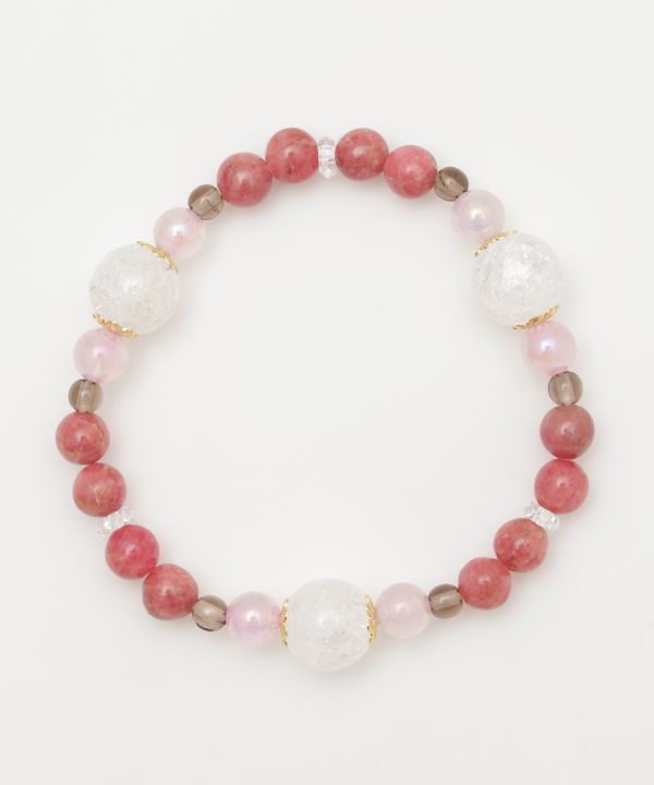 HIYORI - Triangle RHODOCHROSITE Bracelet Bangles & Bracelets by 岩座 - Ametsuchi
