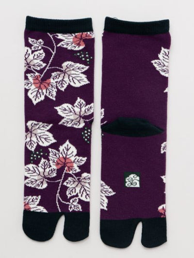 Calcetines TABI Hojas de Uva 23-25cm