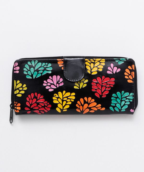 SANTINI Leather Long Wallet