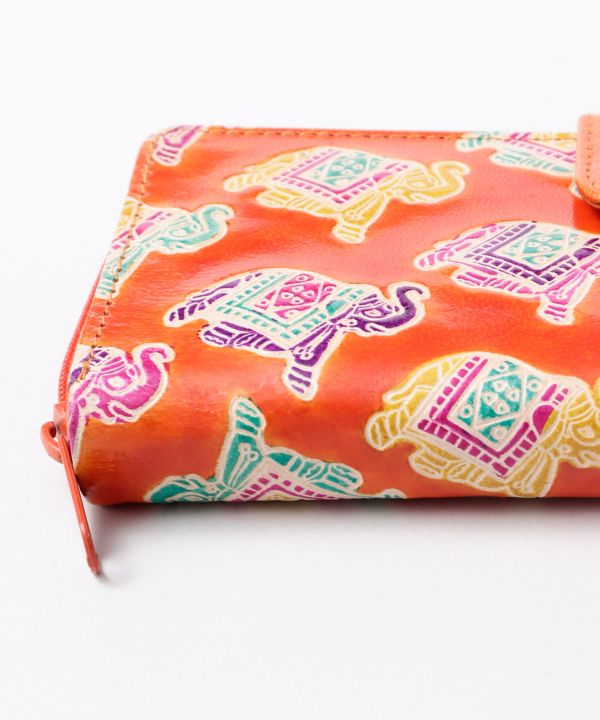 SANTINI Leather Long Wallet