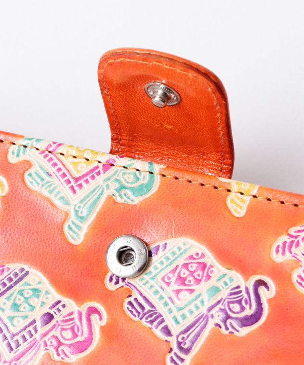 SANTINI Leather Long Wallet