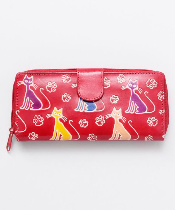 SANTINI Leather Long Wallet