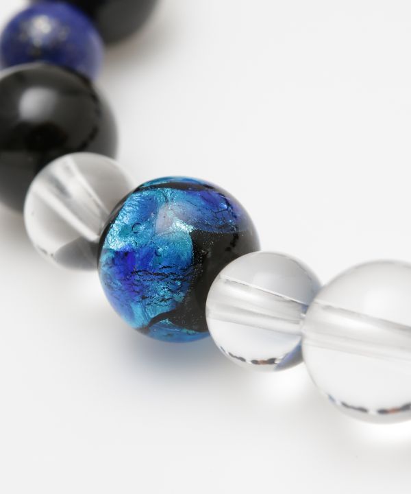 HOTARU - Lapis Lazuli x YAKUSUGI Cedar Bracelet Bangles & Bracelets by 岩座 - Ametsuchi
