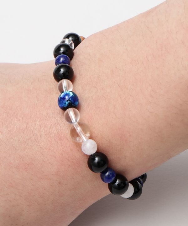 HOTARU - Lapis Lazuli x YAKUSUGI Cedar Bracelet Bangles & Bracelets by 岩座 - Ametsuchi
