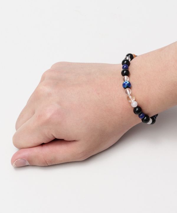 HOTARU - Lapis Lazuli x YAKUSUGI Cedar Bracelet Bangles & Bracelets by 岩座 - Ametsuchi