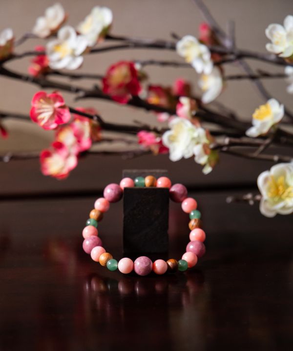 KOUBAI Pink Coral Bracelet Bangles & Bracelets by 岩座 - Ametsuchi
