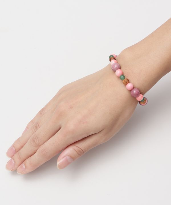 KOUBAI Pink Coral Bracelet Bangles & Bracelets by 岩座 - Ametsuchi