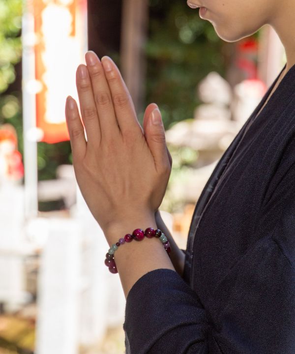 SHAKUYAKU - Rose Tiger Eye Bracelet