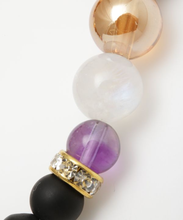 GEKKA - Frosty Black Onyx Bracelet Bangles & Bracelets by 岩座 - Ametsuchi