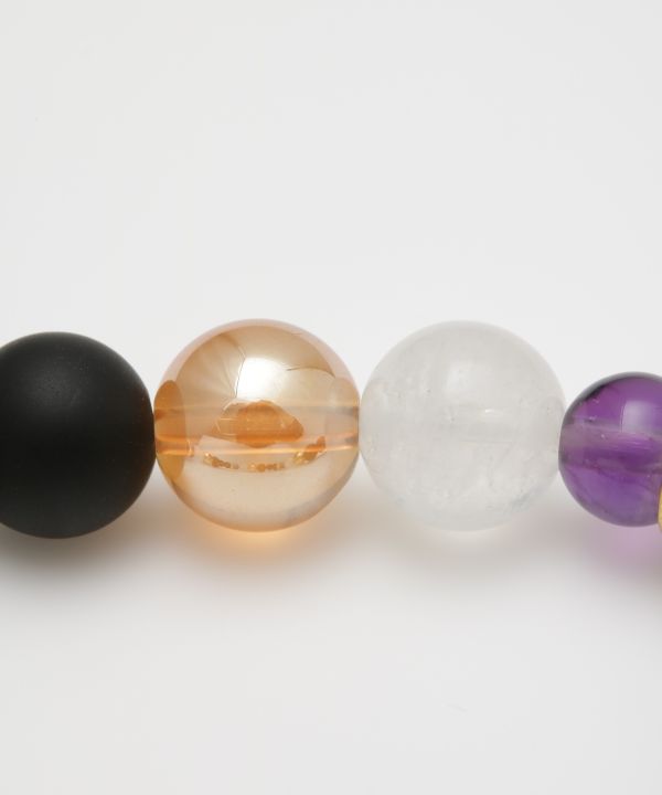 GEKKA - Frosty Black Onyx Bracelet Bangles & Bracelets by 岩座 - Ametsuchi
