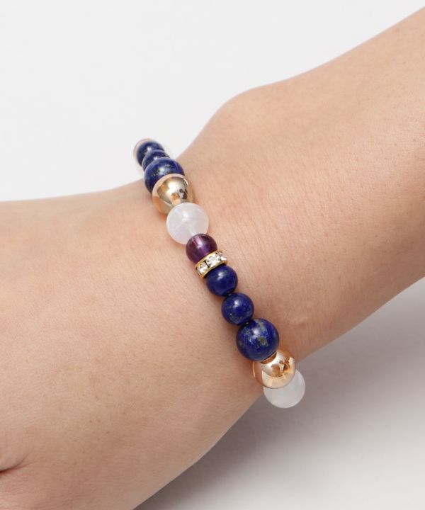 GEKKA - Lapis Lazuli Bracelet Bangles & Bracelets by 岩座 - Ametsuchi