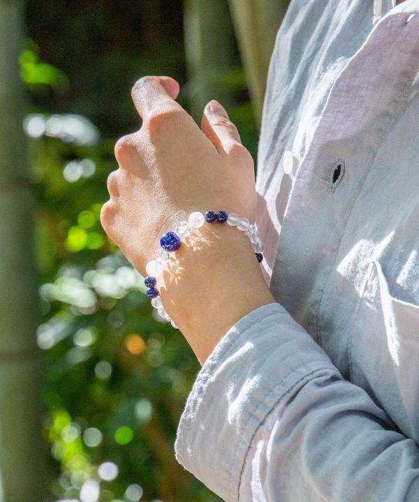 SEIRAI - Lapis Lazuli Bracelet Bangles & Bracelets by 岩座 - Ametsuchi