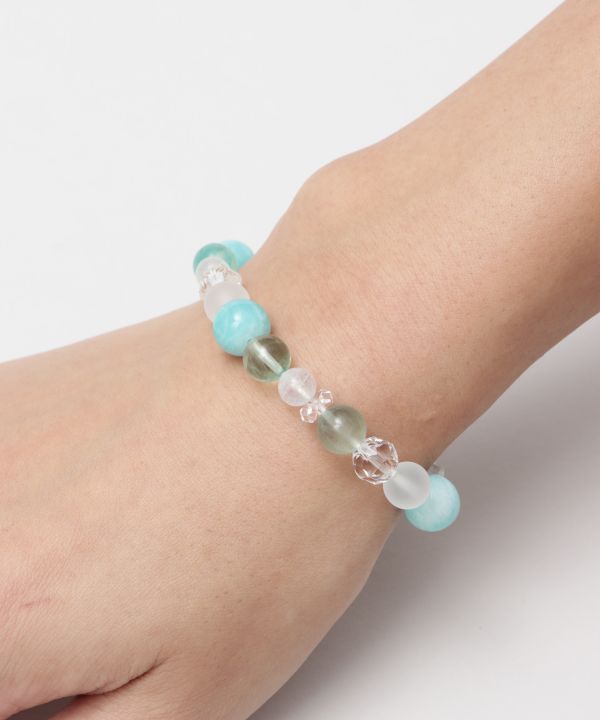 SUI-U - Amazonite Bracelet Bangles & Bracelets by 岩座 - Ametsuchi