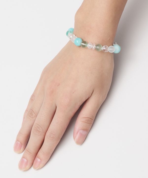 SUI-U - Amazonite Bracelet Bangles & Bracelets by 岩座 - Ametsuchi