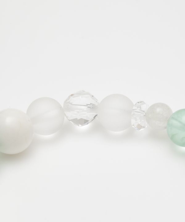 SUI-U - White Onyx Bracelet Bangles & Bracelets by 岩座 - Ametsuchi
