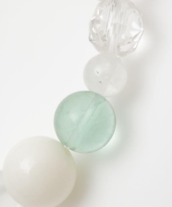 SUI-U - White Onyx Bracelet Bangles & Bracelets by 岩座 - Ametsuchi